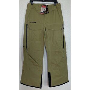 Dakine Ski Snow Pants Men's Size‎ Small Sender Stretch 3L Snowboard Recco Green